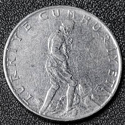 泉币菌-第124场-精品福利场(115场之后的本周末发货，感谢理解) - 大币 土耳其 2.5里拉合金钢硬币 1970年 30.0毫米9.0克