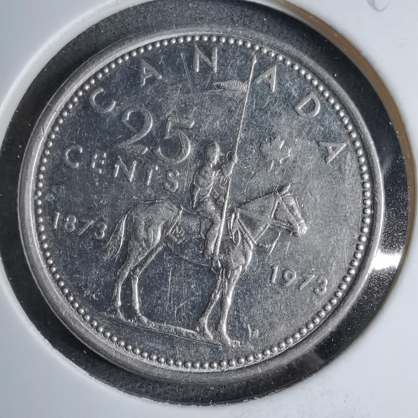 沼泽如烟--第890场 加拿大1973年25分纪念币