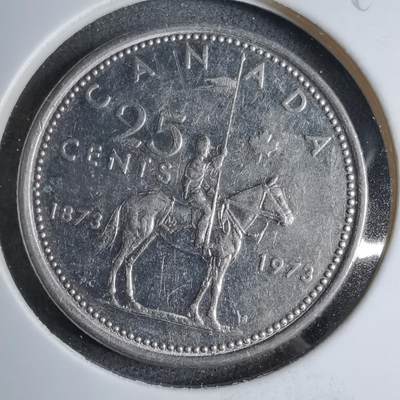 沼泽如烟--第890场 - 加拿大1973年25分纪念币