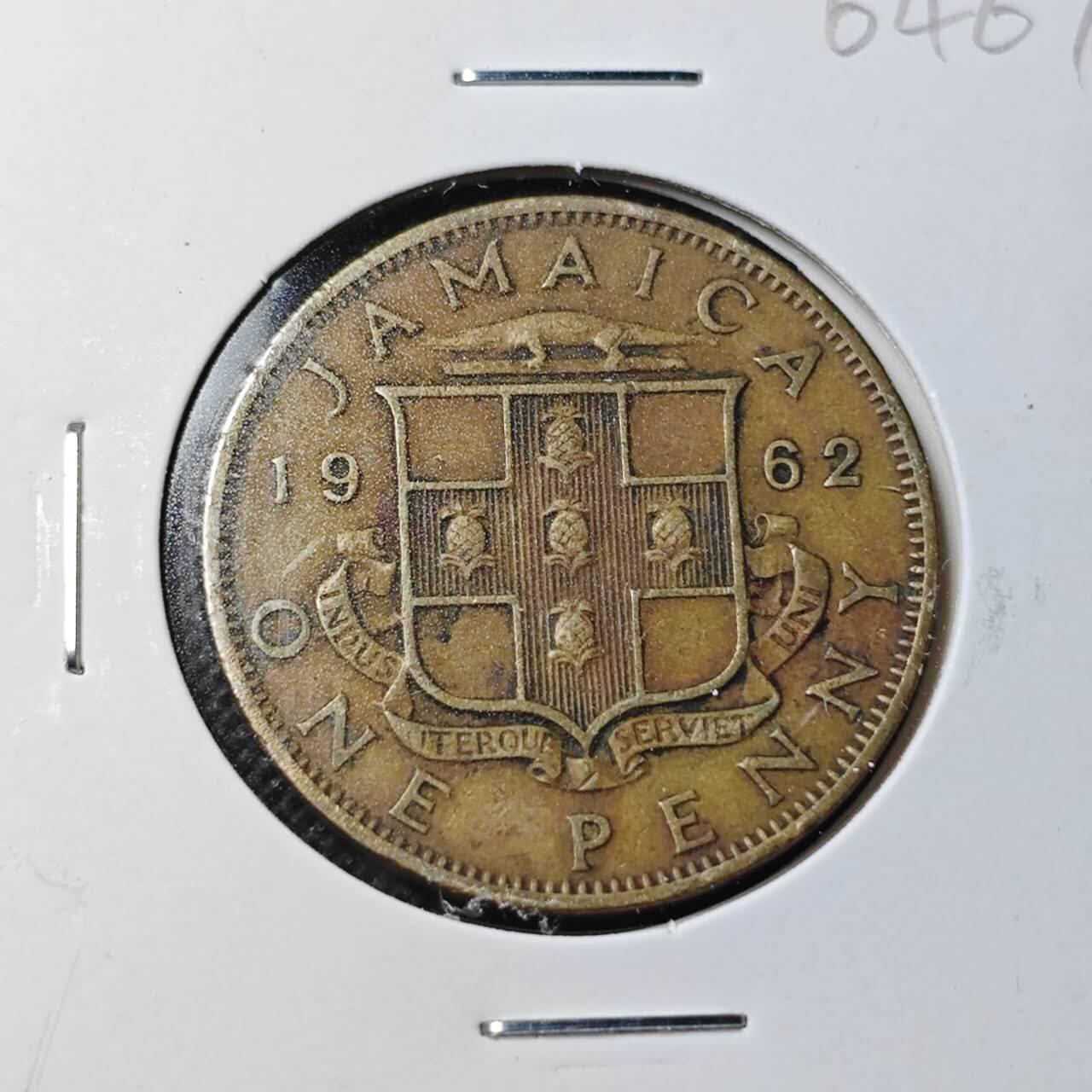 KK钱币收藏小铺  第364场  2月预留时间 周末发货  英属牙买加1分铜币