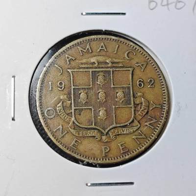 KK钱币收藏小铺  第364场  2月预留时间 周末发货 -  英属牙买加1分铜币