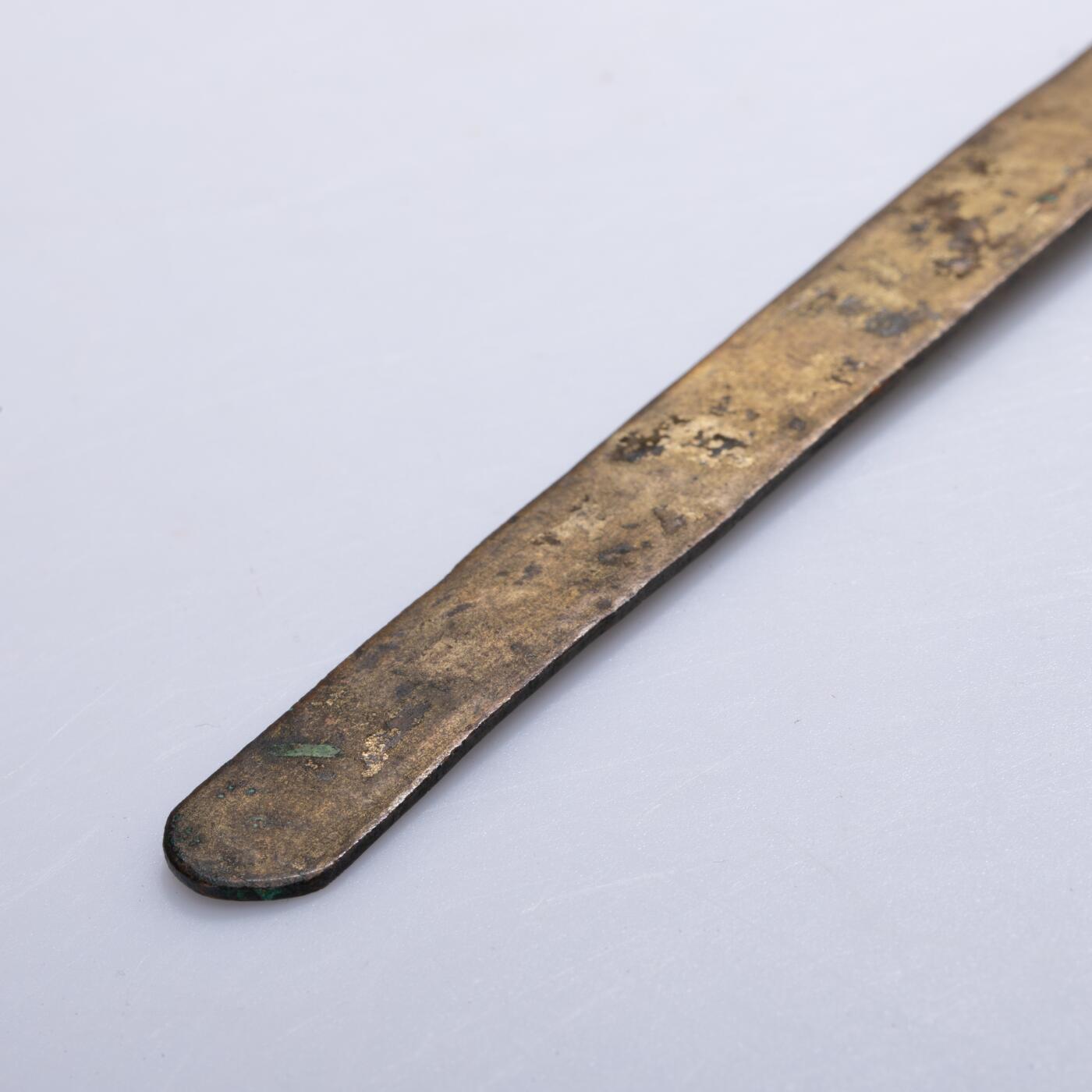 日本大阪雅和auction 2025金秋競賣會第一期 唐 鎏金勺 尺寸:L:15.5cm