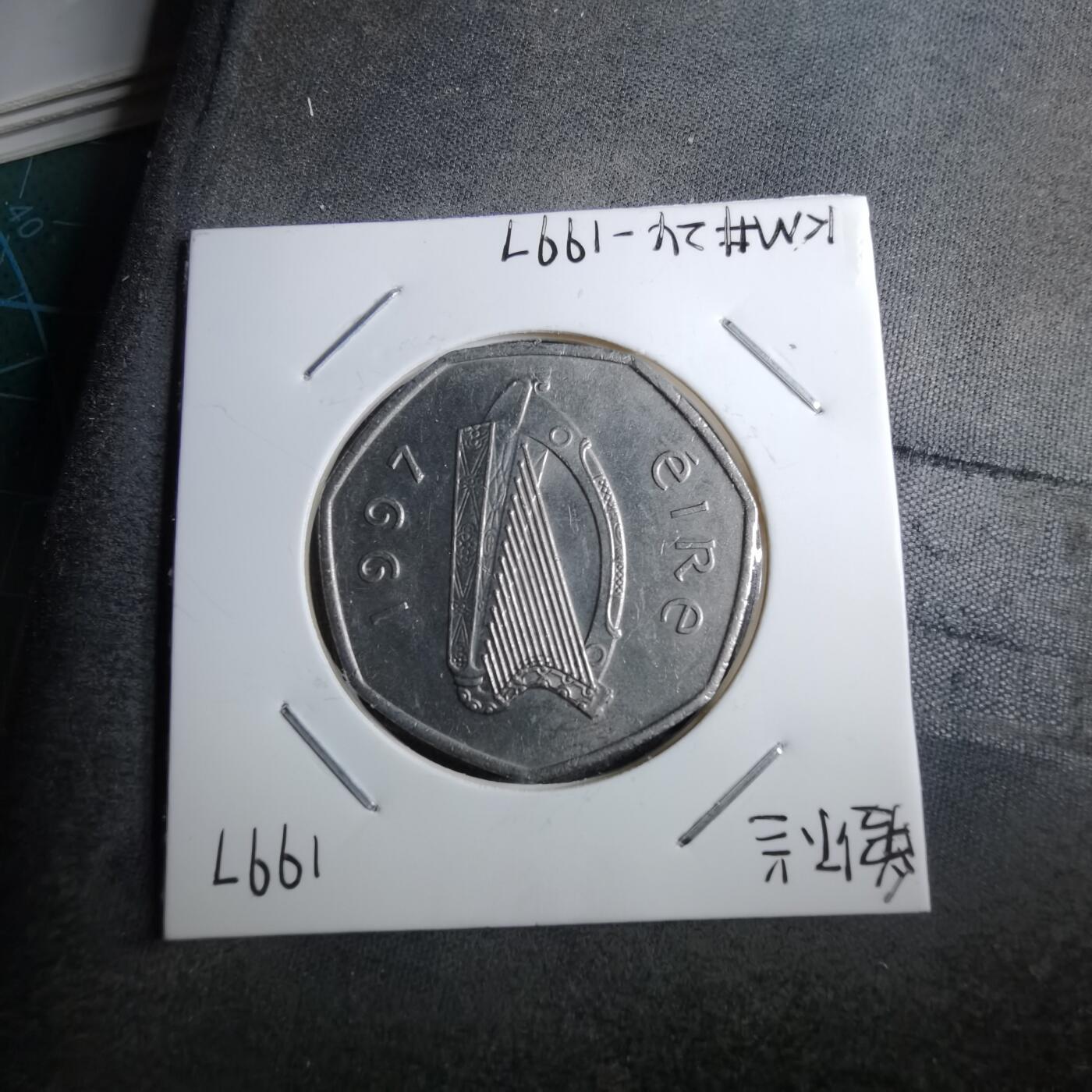 沼泽如烟--第891场 爱尔兰1997年50便士