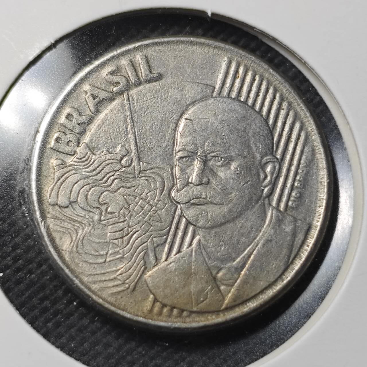 KK钱币收藏小铺  第363场  2月预留时间 周末发货  1998巴西50分