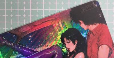 C先生卡牌 第15期 元集纪·刷子签·罐儿签·毒瘤签(持续收拍品中...) - 【彩闪】动漫《猫眼三姐妹》一张 艺术卡