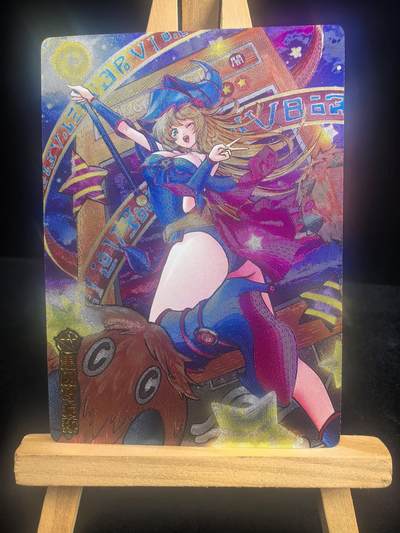 拒绝佣金 不寄存  卡牌设有底价 拒绝小号抬价 大家放心拍 所有拍品全部有卡膜 自制卡牌 不包厂瑕 放大镜 品控 勿拍 流拍商品会循环 感谢大家支持 留个关注 不定时上新 谢谢 - 奇点卡牌 原创系列 黑魔女粗闪