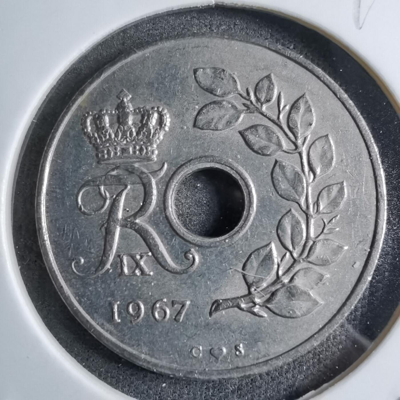 沼泽如烟--第890场 丹麦1967年25欧尔