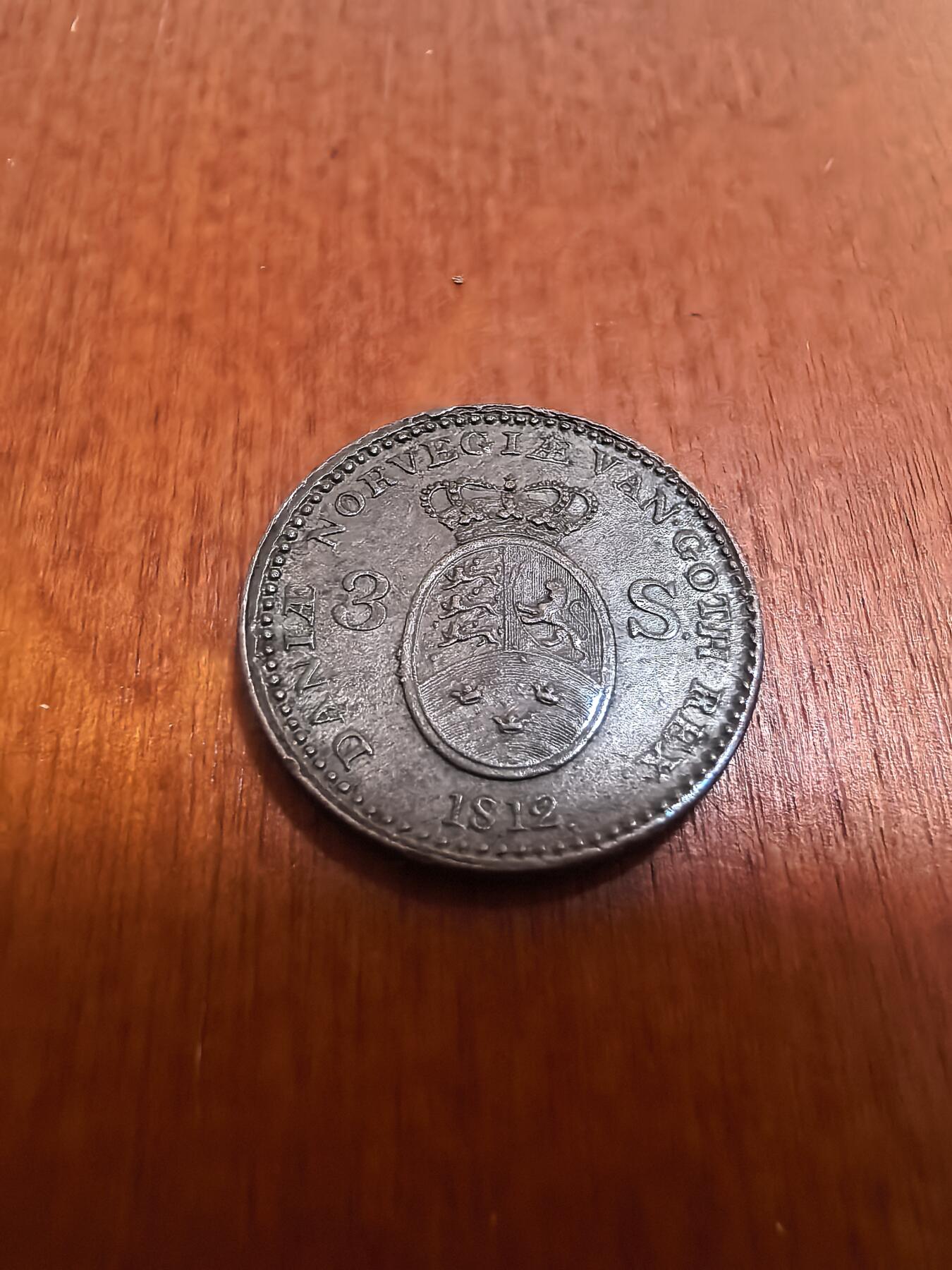 长老汇蛇年精选第七十场拍卖 1812丹麦弗雷德里克六世3S铜币，原光