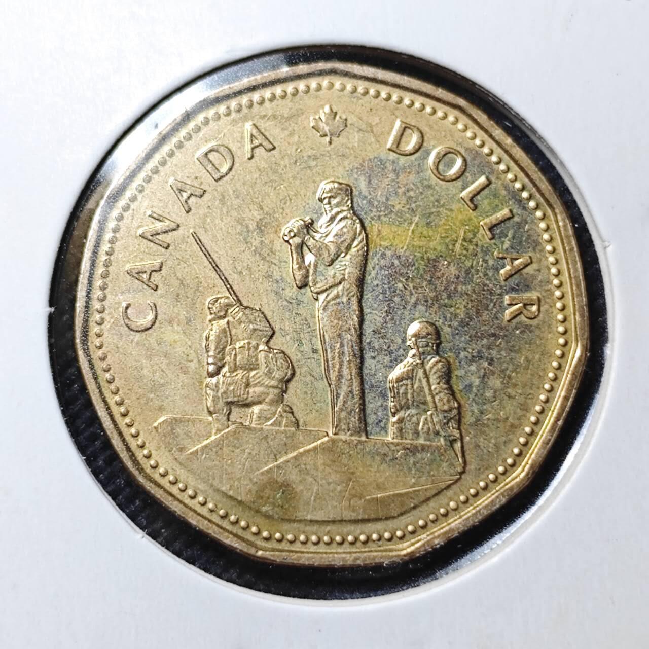 KK钱币收藏小铺  第364场  2月预留时间 周末发货  加拿大1元纪念币