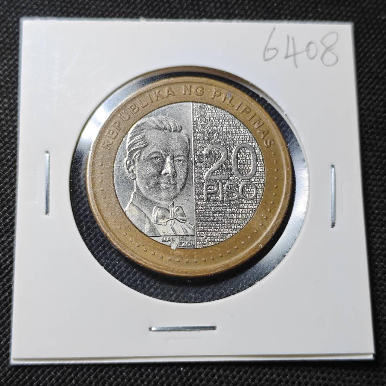 KK钱币收藏小铺  第364场  2月预留时间 周末发货  菲律宾20比索双色币