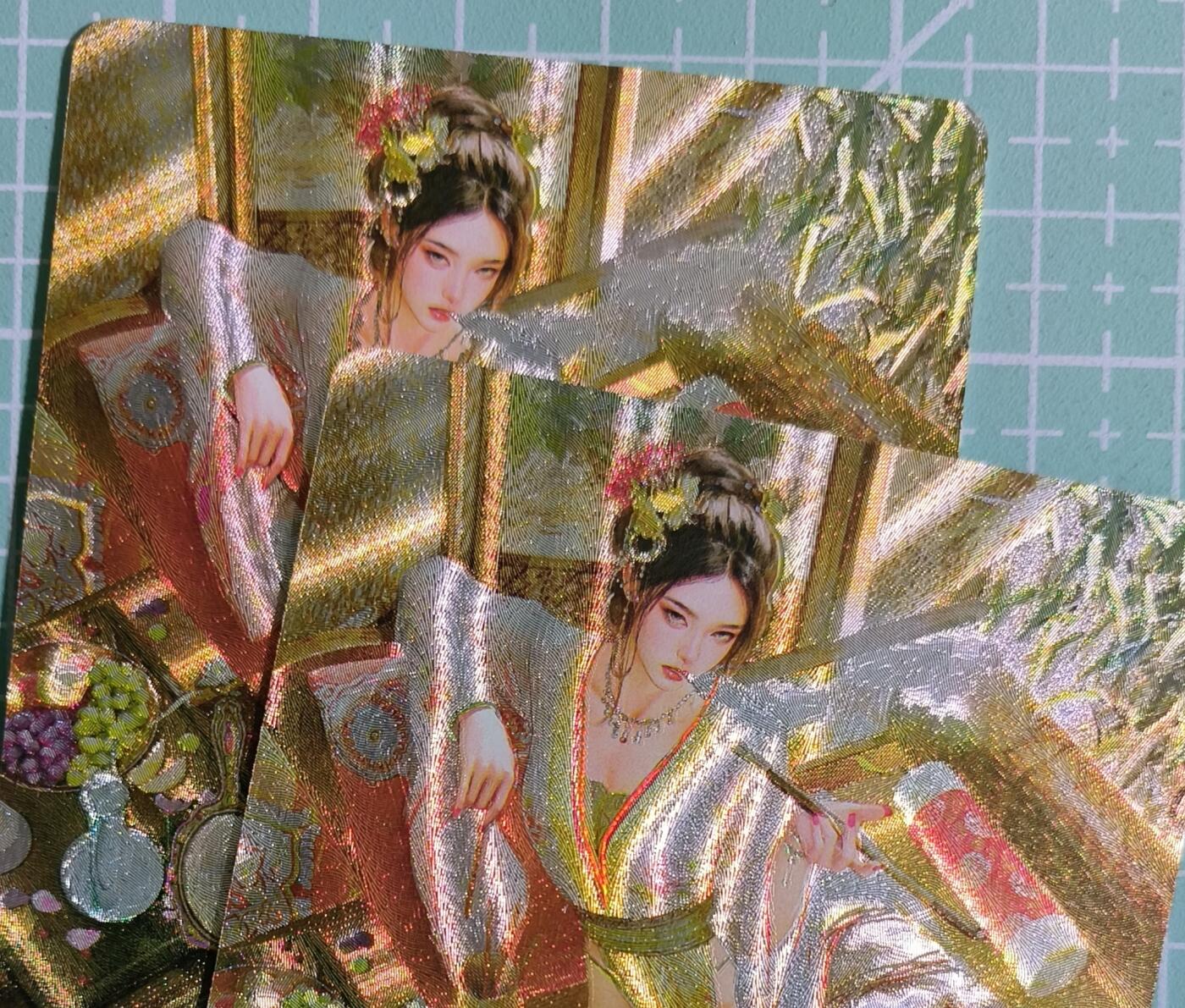 C先生卡牌 第15期 元集纪·刷子签·罐儿签·毒瘤签(持续收拍品中...) 【幻粗】燎原×刷子《人间传》聘娘 双服饰