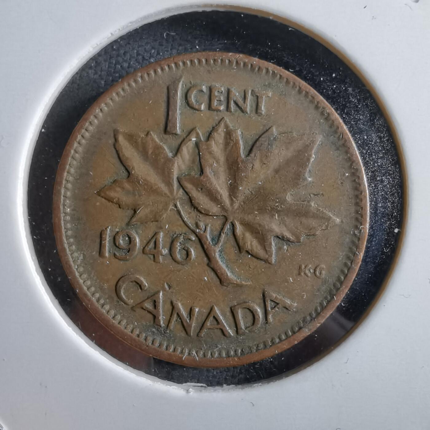 沼泽如烟--第891场 加拿大1946年一分