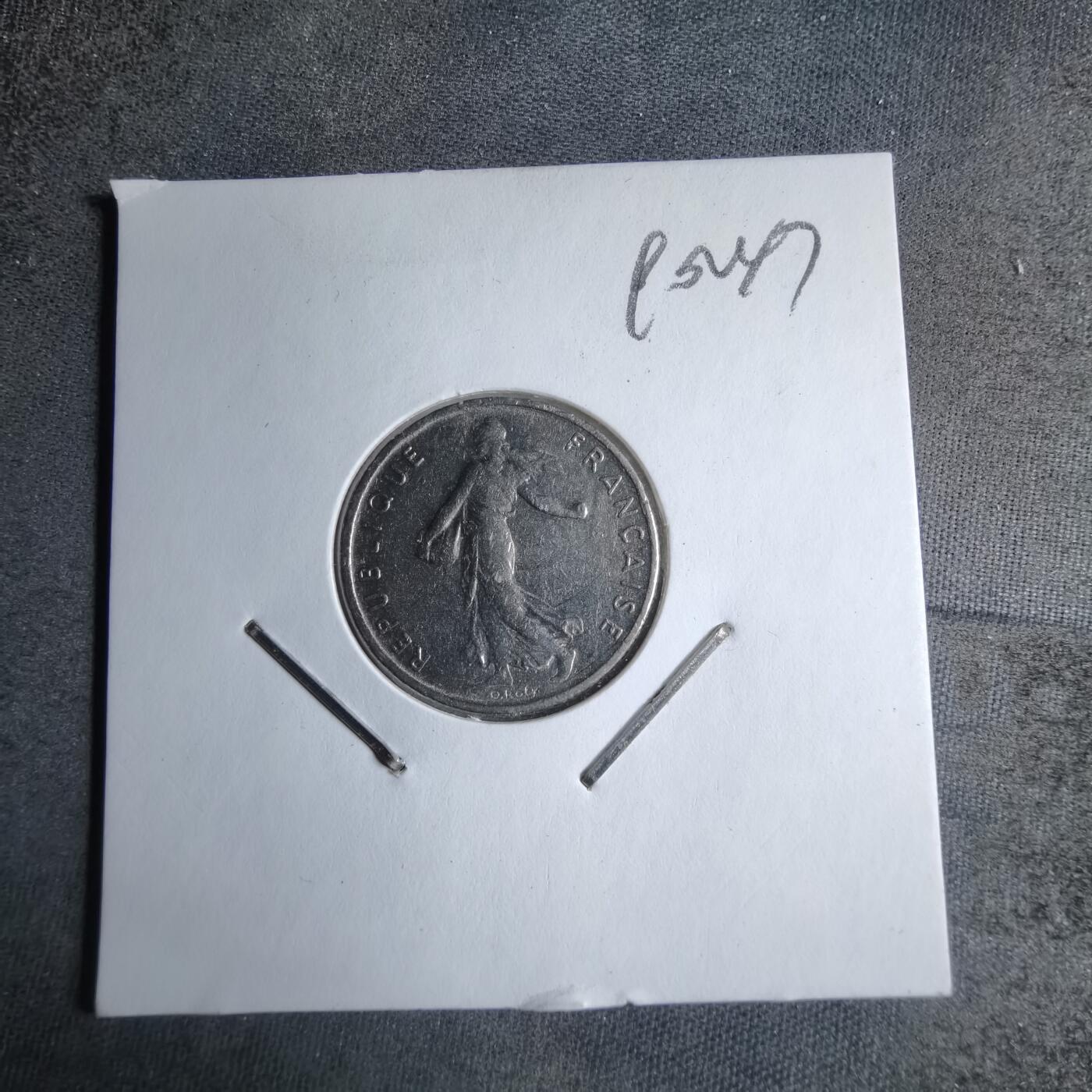 沼泽如烟--第890场 法国1966年二分之一法郎