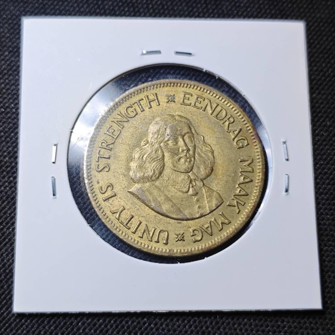 KK钱币收藏小铺  第364场  2月预留时间 周末发货 1961 南非1分铜币