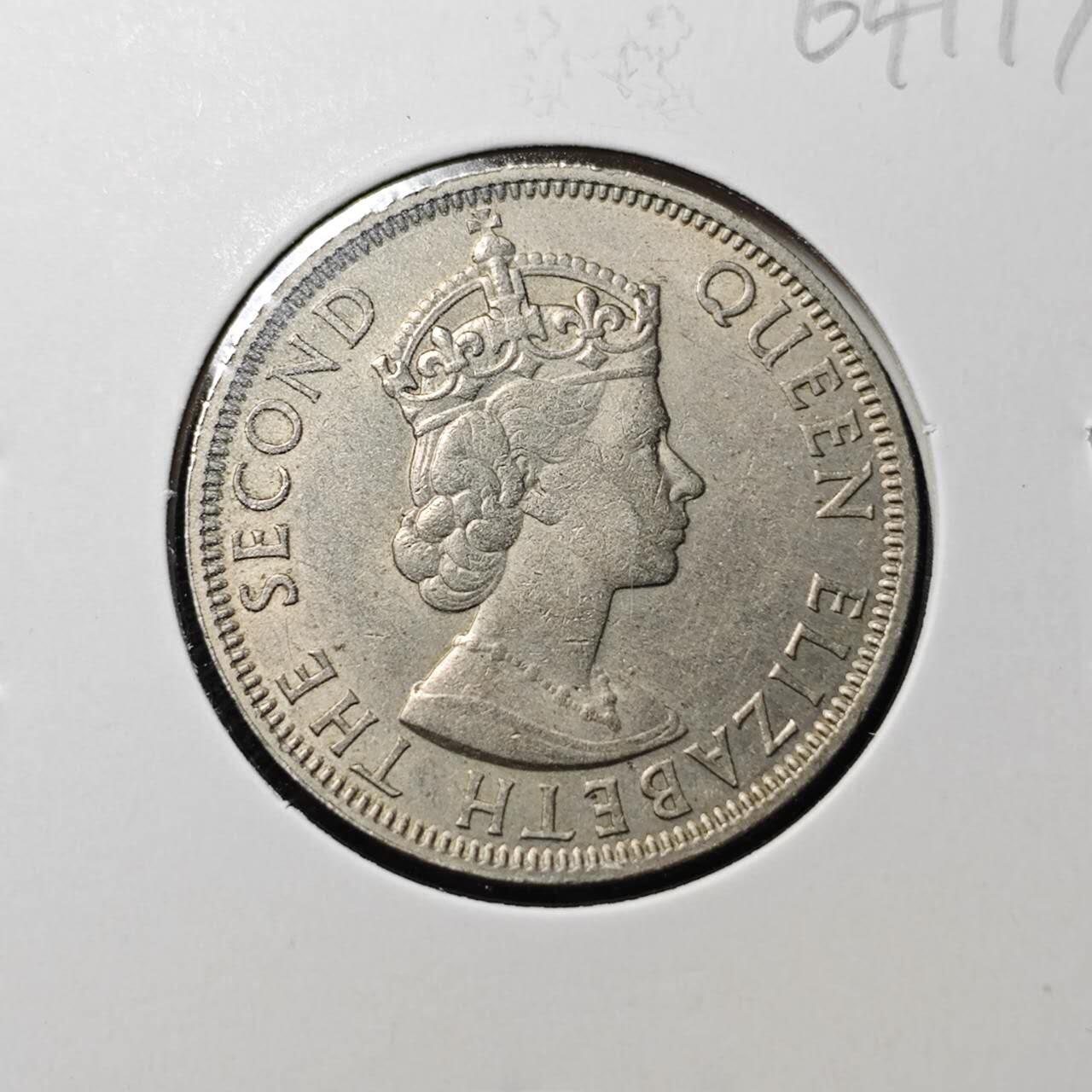 KK钱币收藏小铺  第364场  2月预留时间 周末发货  1961英属马来亚50分