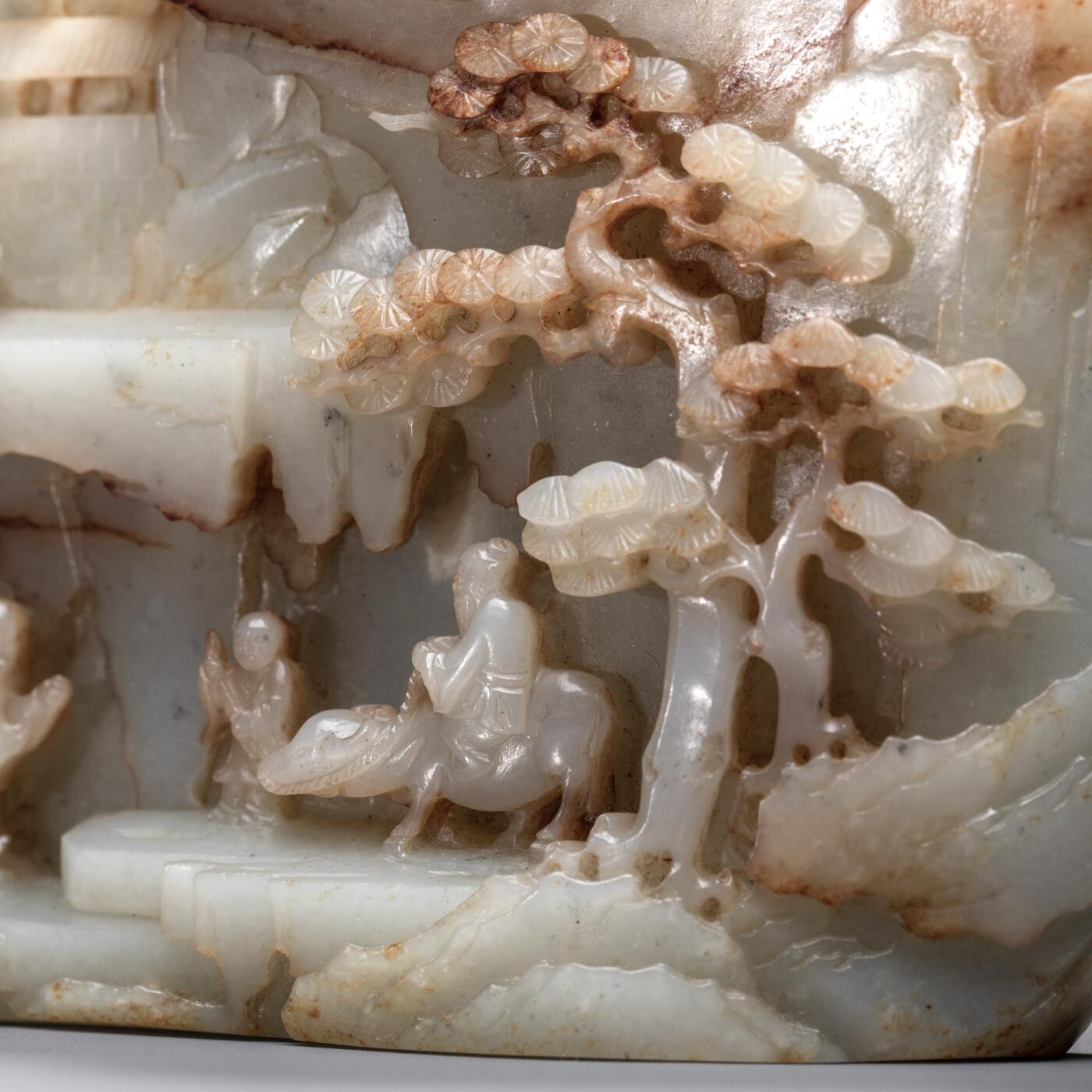 日本大阪雅和auction 2025金秋競賣會第一期 清 玉山子 尺寸:W:16 H:11cm