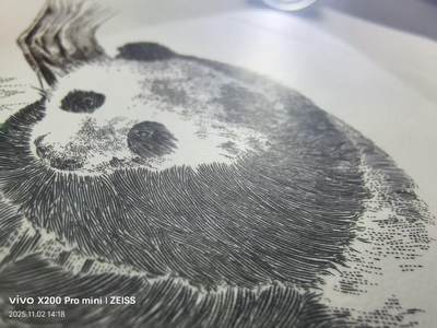 熊猫雕刻版信封一对 - 熊猫雕刻版信封一对