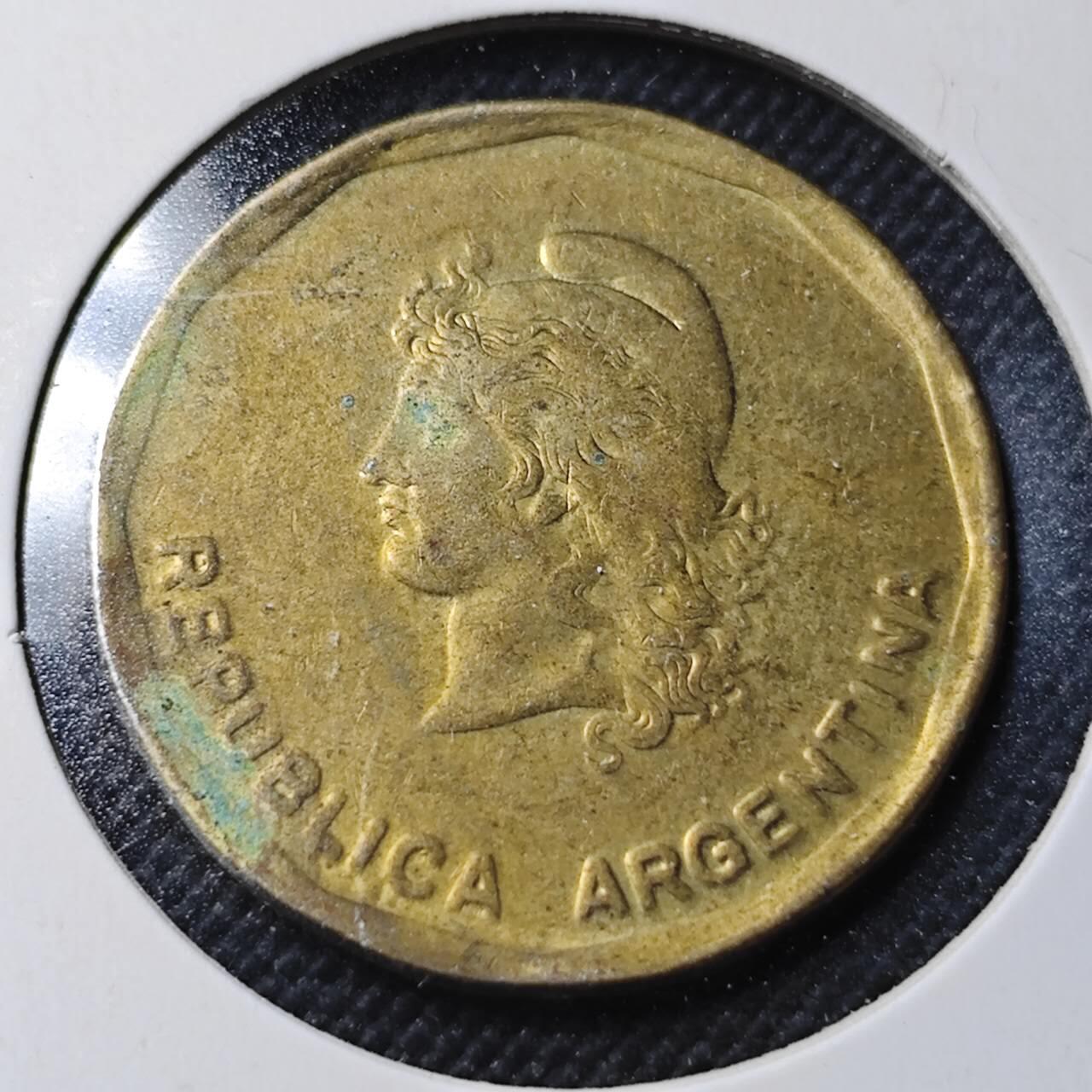 KK钱币收藏小铺  第364场  2月预留时间 周末发货  阿根廷50分