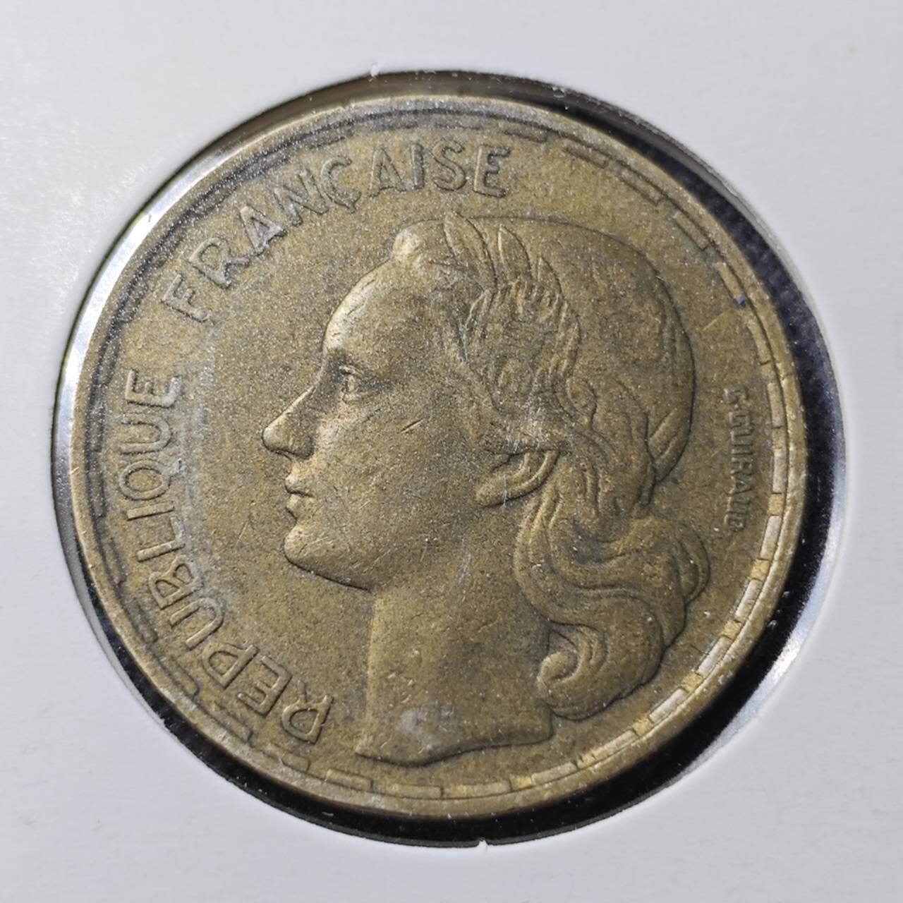 KK钱币收藏小铺  第364场  2月预留时间 周末发货  法国50法郎