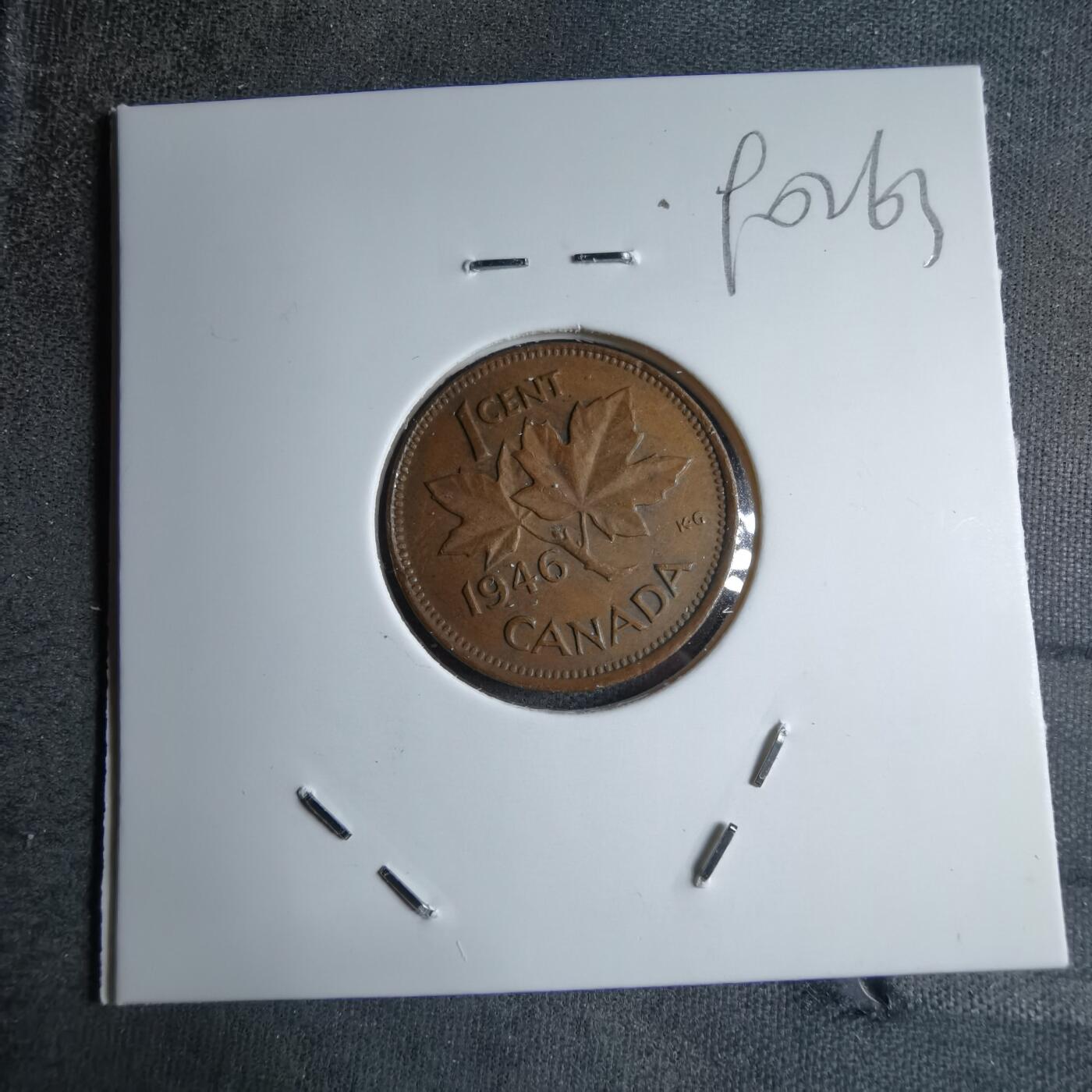 沼泽如烟--第890场 加拿大1946年一分