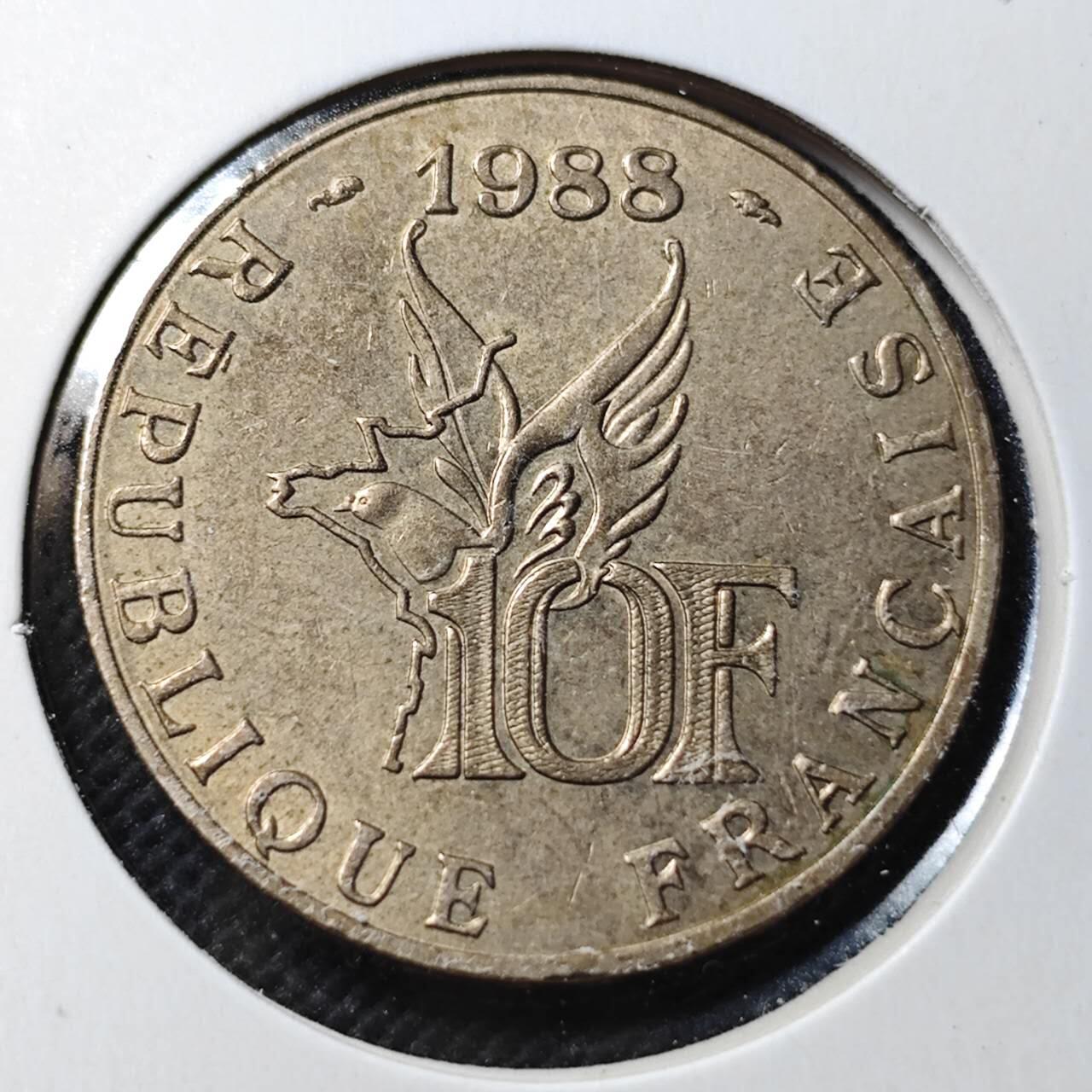 KK钱币收藏小铺  第364场  2月预留时间 周末发货  法国10法郎纪念币