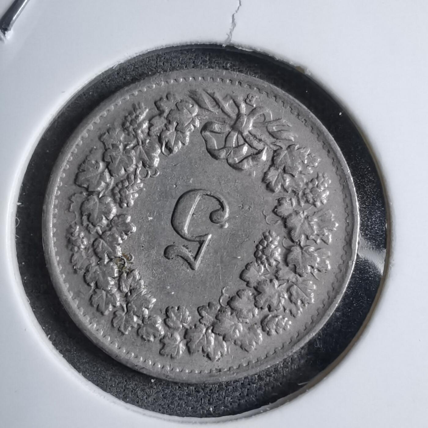 沼泽如烟--第890场 瑞士1944年五分