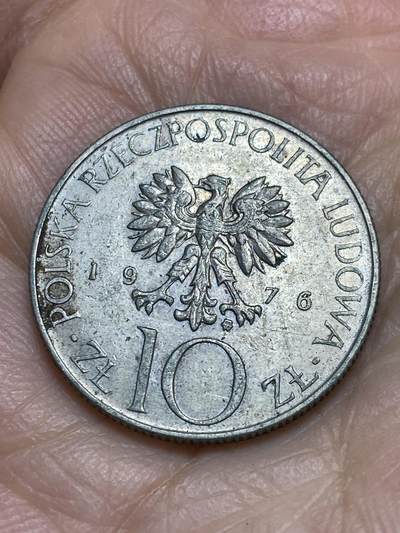 2025年第一百二十三场(总第一百四十九场）外国好品散币(免佣金) - 波兰🇵🇱1976年10兹罗提