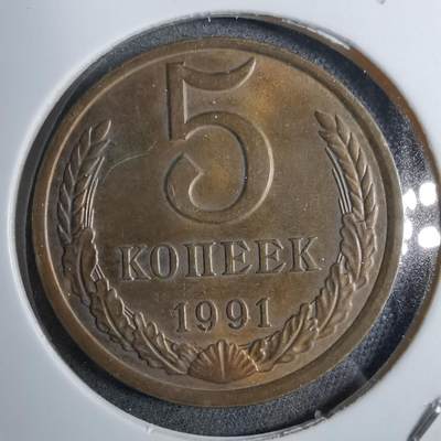 沼泽如烟--第892场 - 苏联1991年5戈比