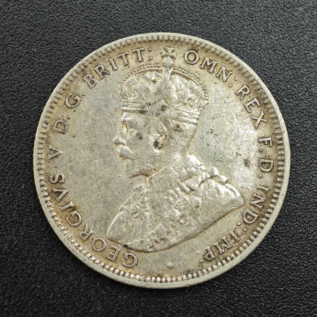 【淘币小摊】实时拍第七百八十八拍   散币小银币场   满百包邮可预留二周 每周一统一发货   澳大利亚1916年乔治五世一先令银币