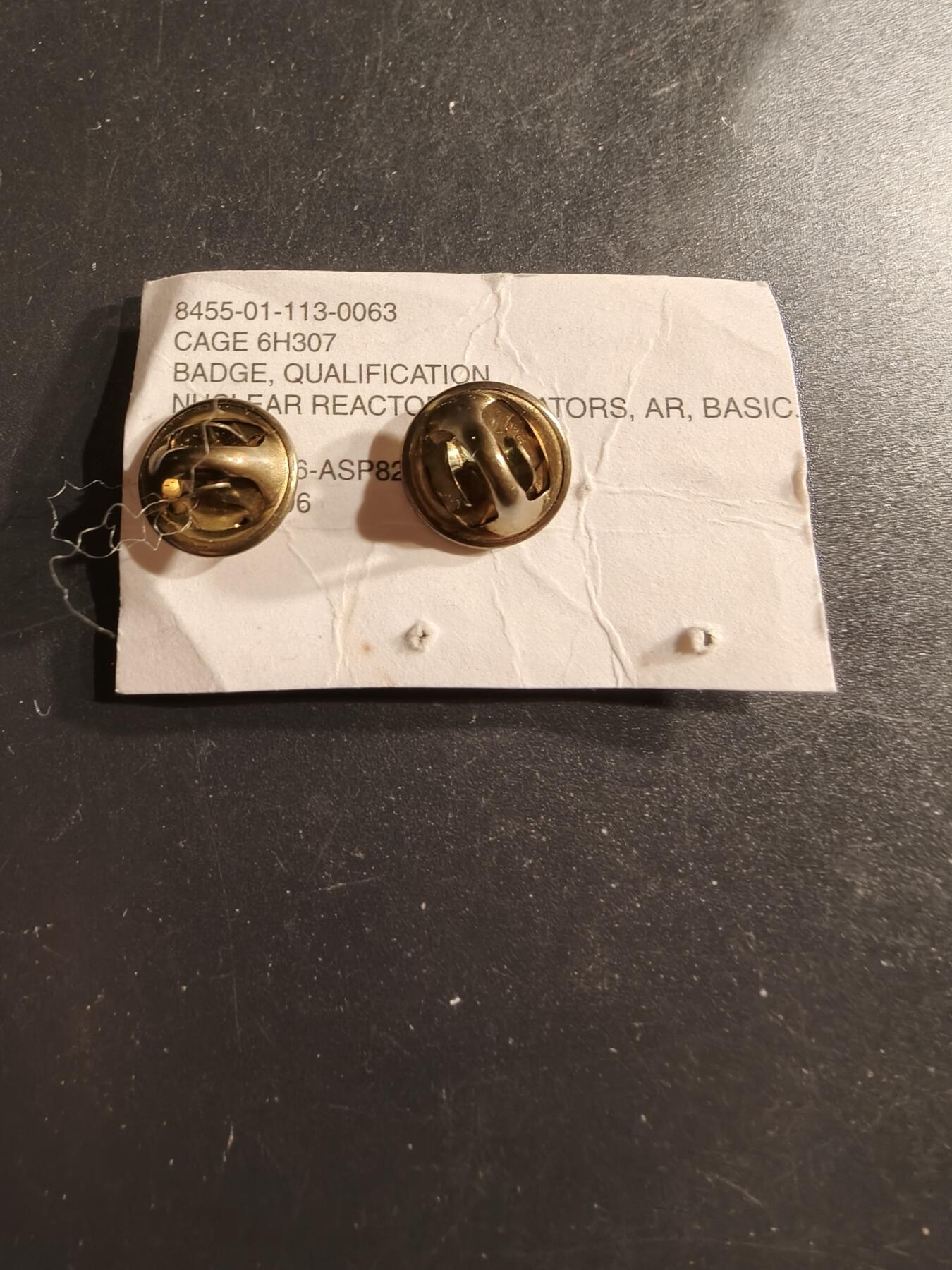 老王徽章第161期 美国陆军核反应堆操作员技能章