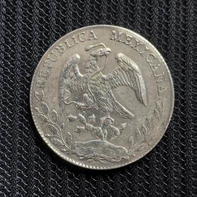 道一币馆币章第一百五十三场 - 墨西哥1888年8瑞斯鹰洋银币