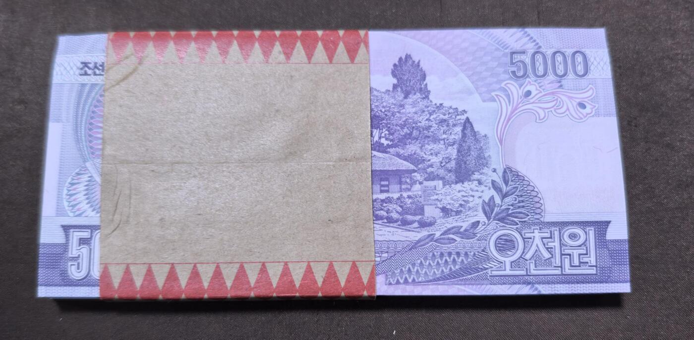 北京马甸外国币专卖第146期，外国纸币币专场，陆续上拍，欢迎关注 朝鲜金日成头像5000元纸币百张连号