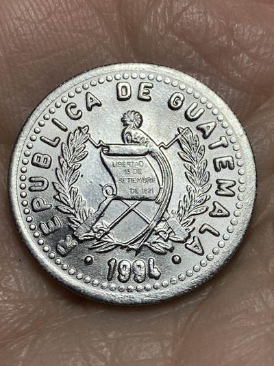 2025年第一百二十三场(总第一百四十九场）外国好品散币(免佣金) 危地马拉🇬🇹1994年10分