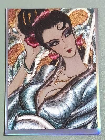 光影卡牌第25期，各家亲签，各家套卡，持续收拍品 - 昆仑万象兑换卡，权迎东青蛇粗闪，限量100多张，非常稀有