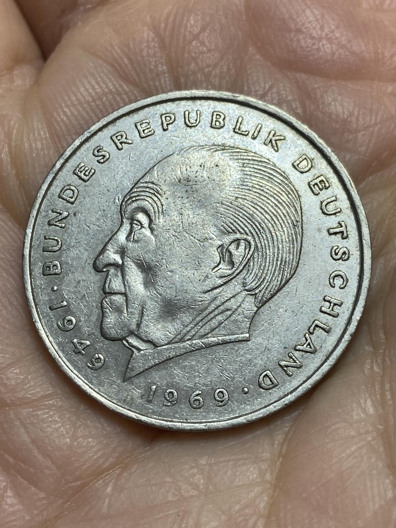 2025年第一百二十三场(总第一百四十九场）外国好品散币(免佣金) 德国🇩🇪1973年2马克(J标，汉堡造)