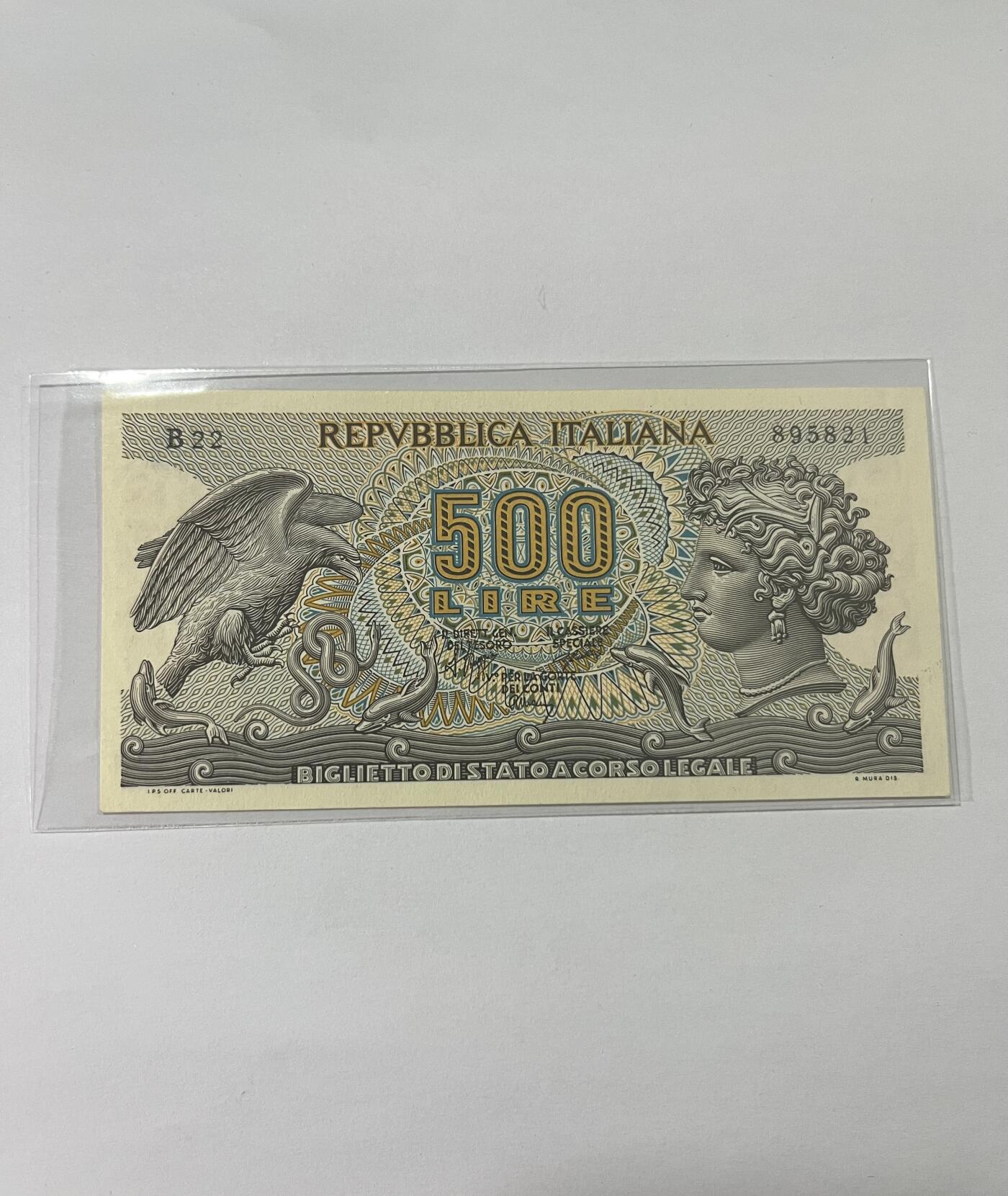 意大利500里拉 1966-1967年