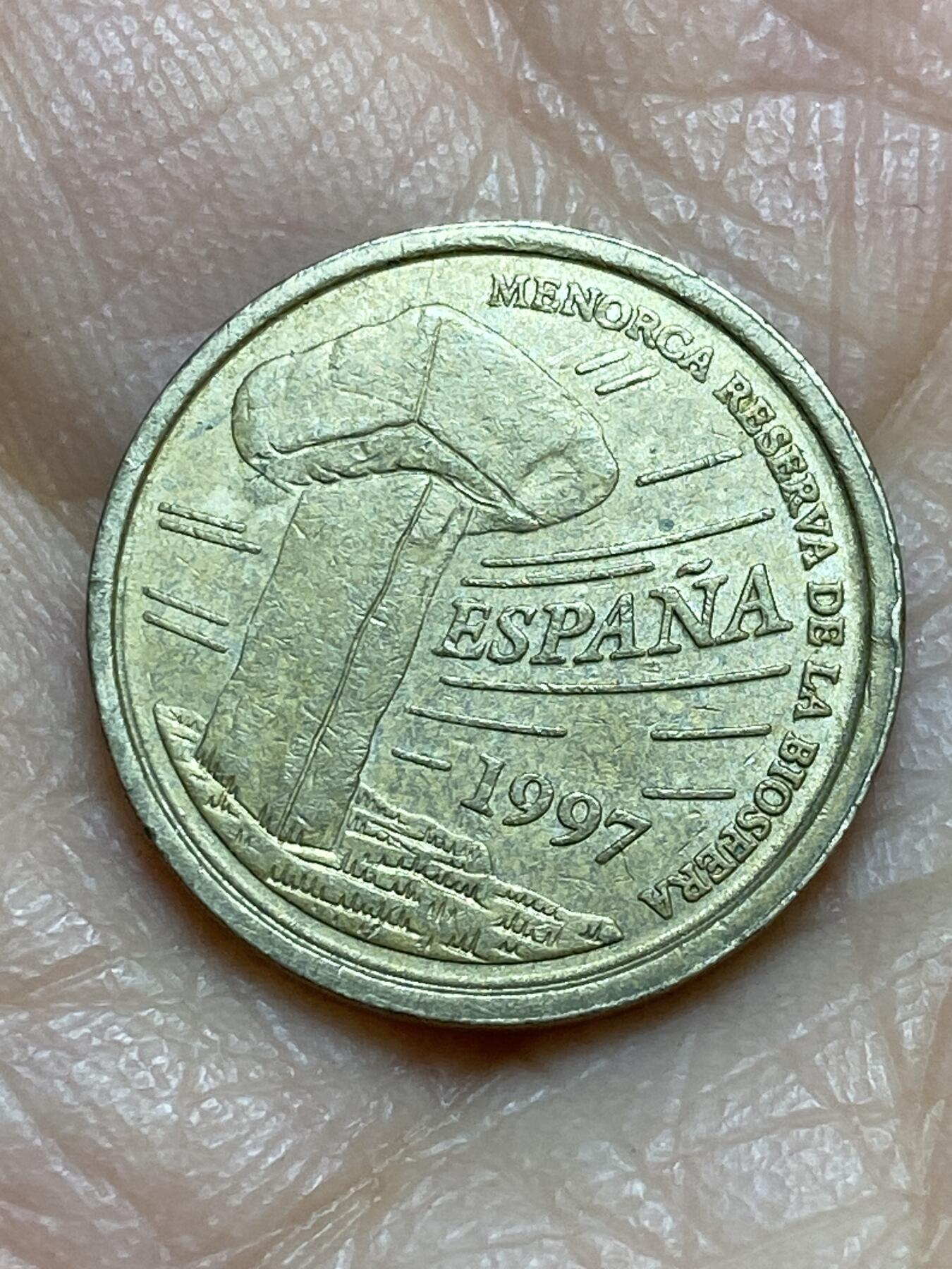 2025年第一百二十三场(总第一百四十九场）外国好品散币(免佣金) 西班牙🇪🇸1997年5比塞塔(巴利阿里群岛纪念币)