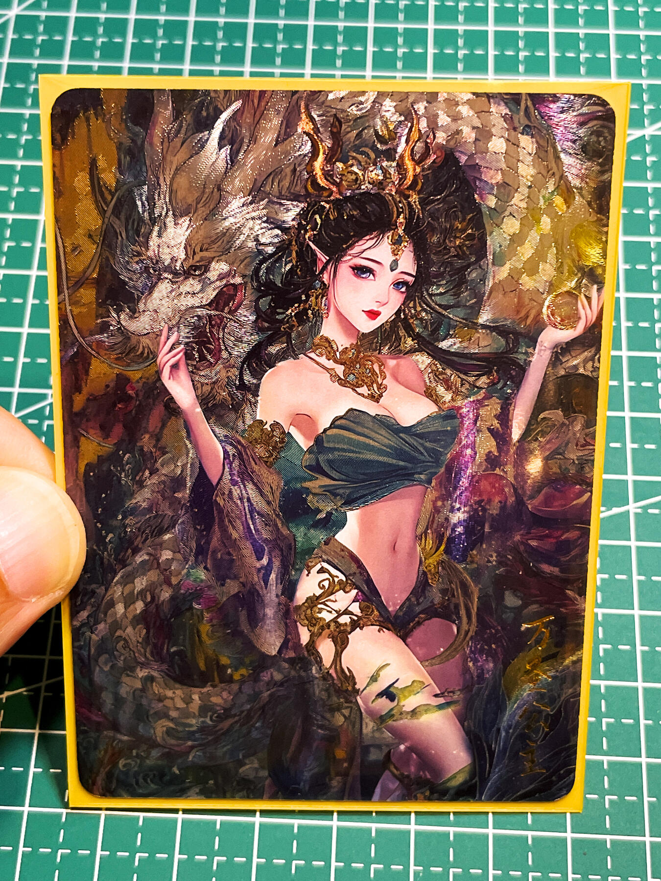 显眼宝36期 11月12日晚21:50截拍 佣金1起 可寄存～ 闲宅卡牌 红尘西游第一弹半粗 散配 万圣公主 龙超帅 63*88