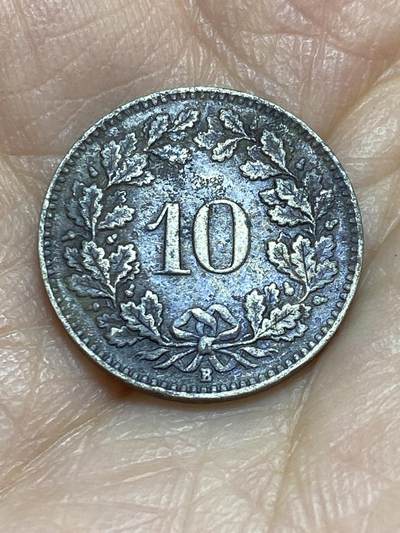 2025年第一百二十三场(总第一百四十九场）外国好品散币(免佣金) 瑞士🇨🇭1944年10分(B标伯尔尼造)