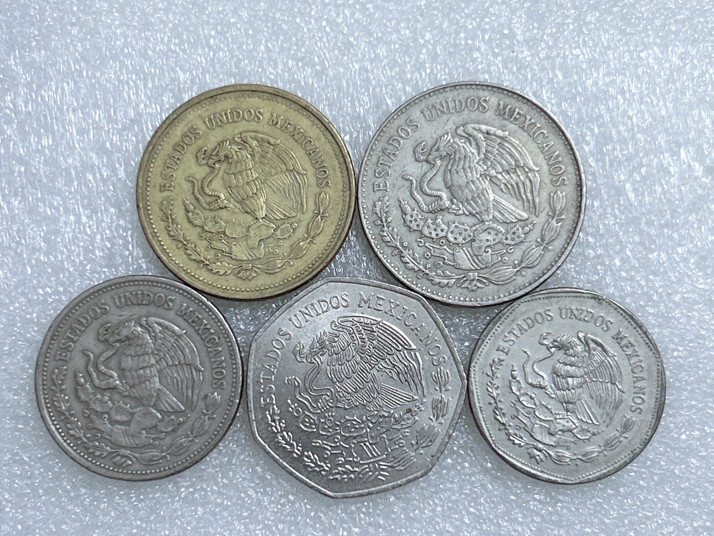 第一海外回流一元起拍收藏 散集专场  第261期 墨西哥大币 5枚