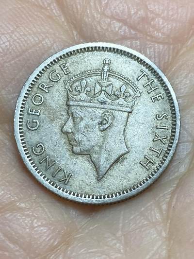 2025年第一百二十三场(总第一百四十九场）外国好品散币(免佣金) 英属马来亚1948年10分(乔治六世第三版，首发年仅发行2年)