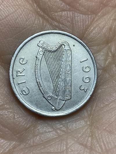 2025年第一百二十三场(总第一百四十九场）外国好品散币(免佣金) 爱尔兰🇮🇪1993年5便士(共和国时期第二套第二版)