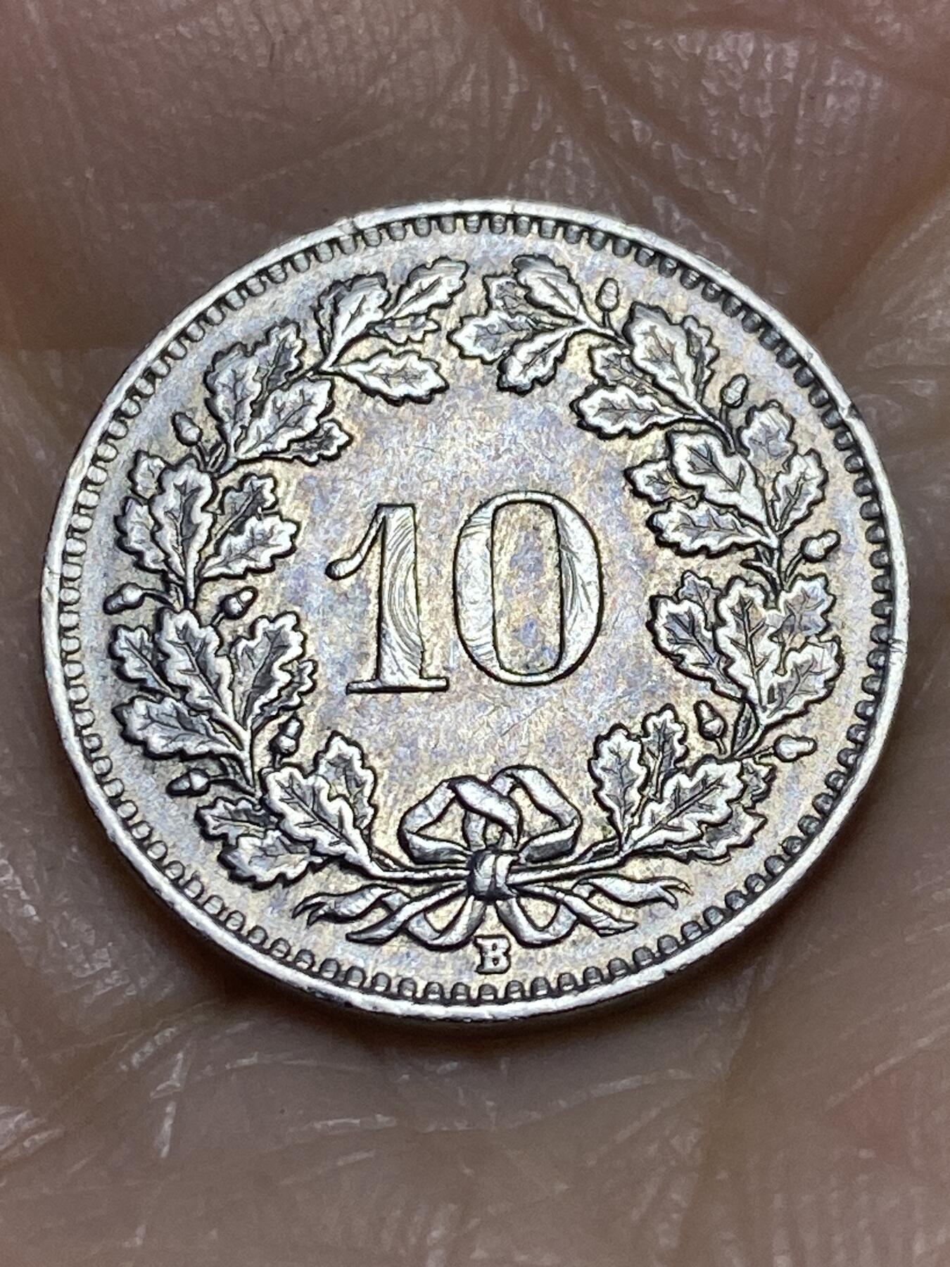 2025年第一百二十二场(总第一百四十八场）外国好品散币(免佣金) 瑞士🇨🇭1962年10分(B标伯尔尼造)