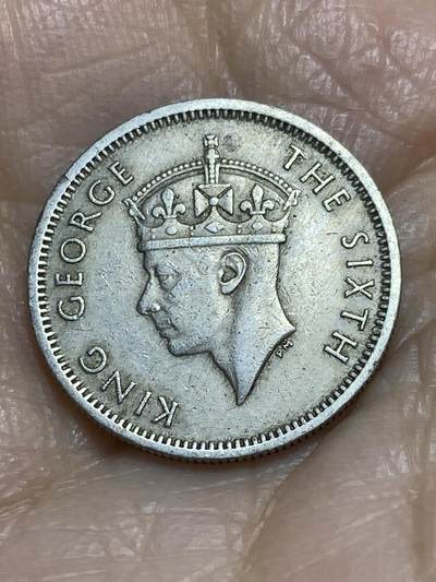 2025年第一百二十三场(总第一百四十九场）外国好品散币(免佣金) 英属马来亚1950年10分(乔治六世第三版，关门年仅发行2年)