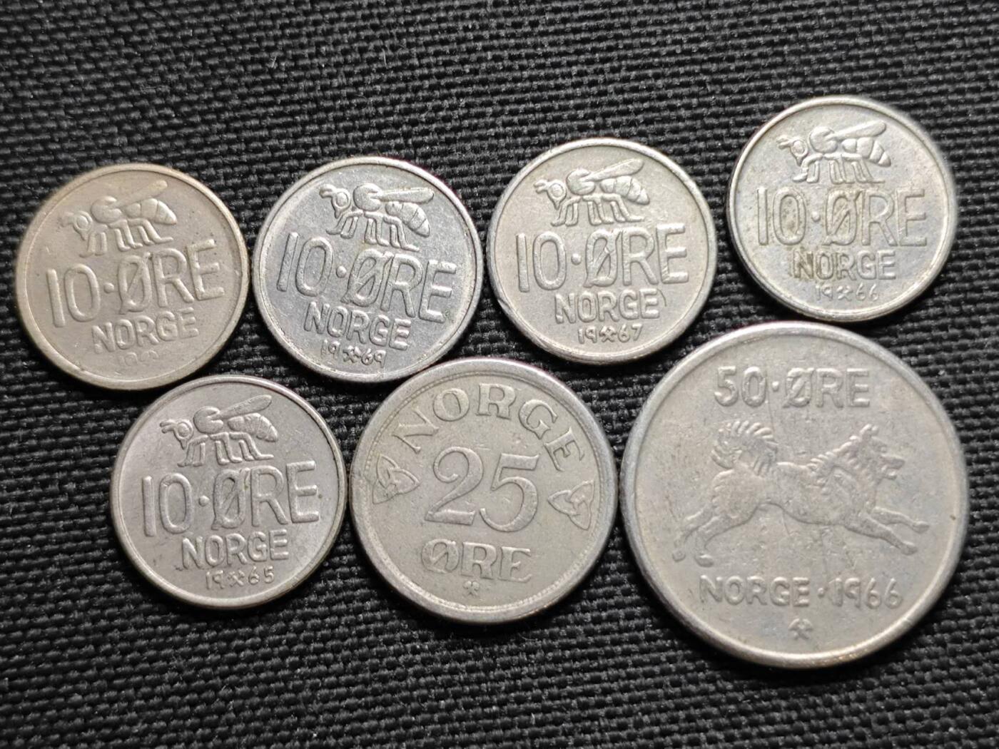 KK钱币收藏小铺  第364场  2月预留时间 周末发货  挪威动物版一组16枚