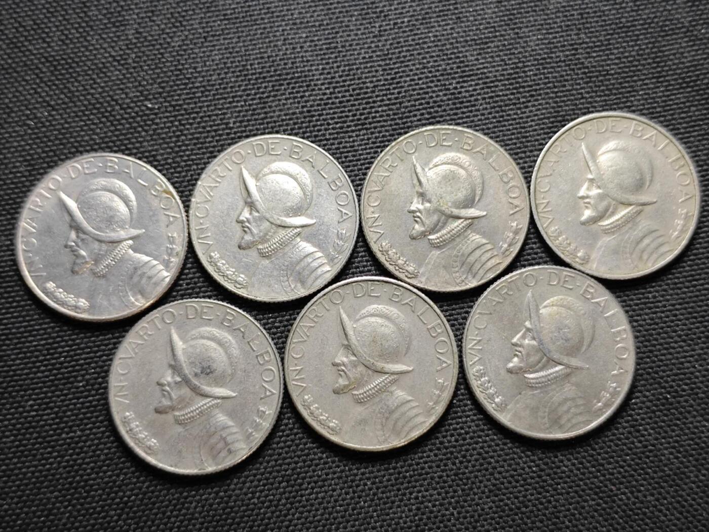 KK钱币收藏小铺  第364场  2月预留时间 周末发货  巴拿马大小面值一组16枚