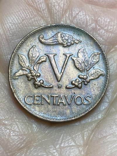 2025年第一百二十三场(总第一百四十九场）外国好品散币(免佣金) 哥伦比亚🇨🇴1954年5分