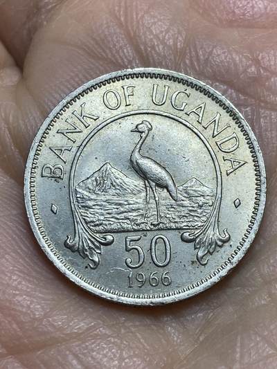 2025年第一百二十三场(总第一百四十九场）外国好品散币(免佣金) - 好品–乌干达🇺🇬1966年50分