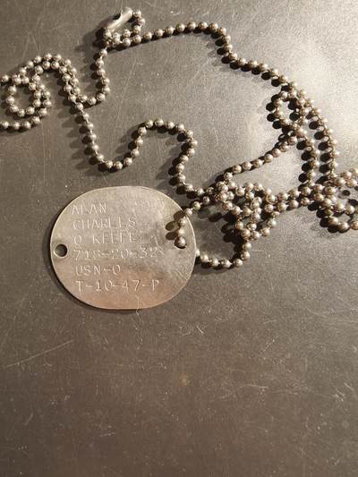 老王徽章第161期 - 美国海军军官二战时期狗牌