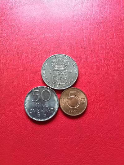 【云涧收藏】第七十七场 - 瑞典1973年3枚